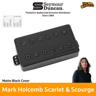 Seymour Duncan Mark Holcomb Scarlet &amp; Scourge Pickups 6 Strings Matte Black Cover ปิ๊กอัพกีต้าร์ไฟฟ้า Made in USA