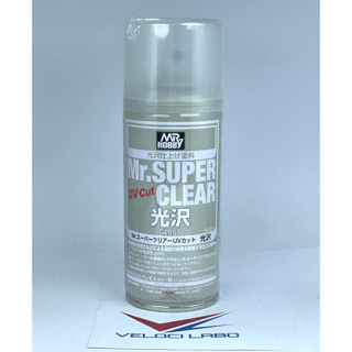 MR HOBBY Mr. SUPER CLEAR (GLOSS) UV Cut B522 170 ml. สเปรย์ กระป๋อง เนื้อละเอียด กัน ยูวี