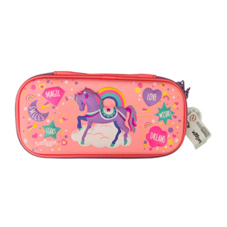 smiggle small pencil case กล่องดินสอขนาด S ลาย ม้ายูนิคอล ม่วง พร้อมส่งในไทย