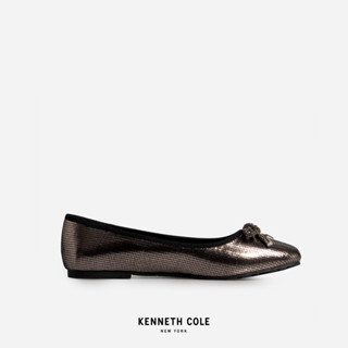 KENNETH COLE รองเท้าส้นแบนผู้หญิง รุ่น ELSTREE JEWEL สีเทา ( FLT - RL23ELJ03-065 )