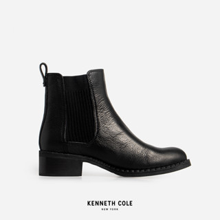 KENNETH COLE รองเท้าบูทผู้หญิง รุ่น BEST ELASTIC BOOTIE สีดำ ( BOT - GSF1097LE-001 )