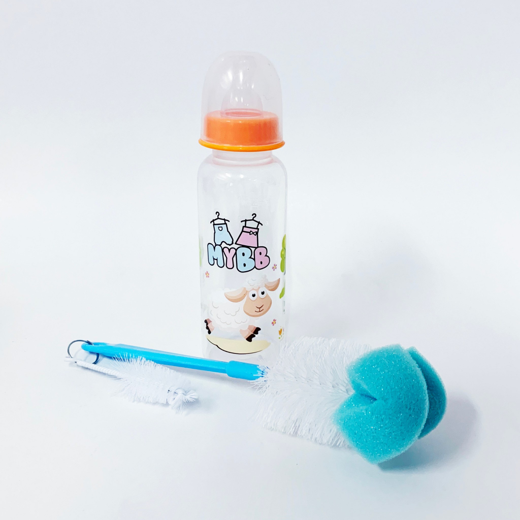 เซตขวด+แปรงล้างขวดนม ขวด 9 ออนซ 250ml. ราคาพิเศษ พร้อมส่ง****