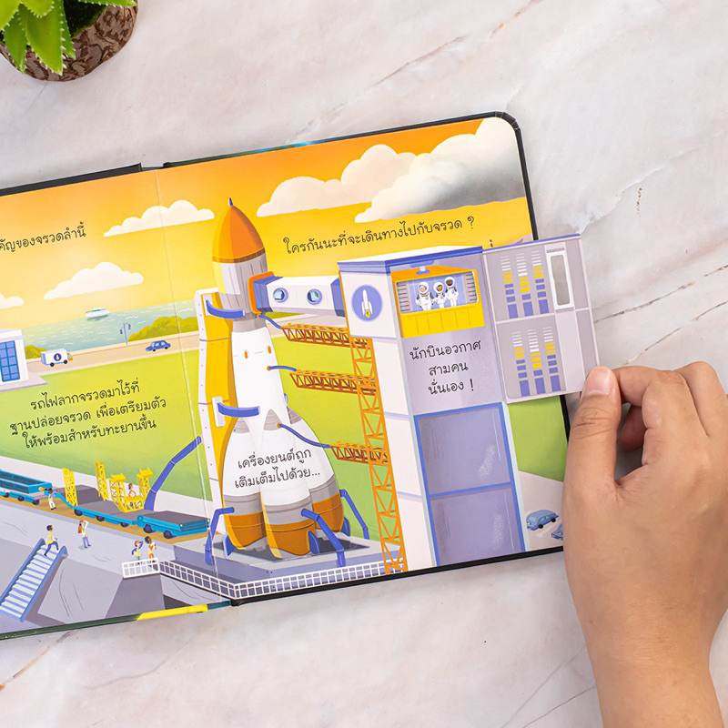 หนังสือเด็ก วู้ว ! เรียนรู้กัน จรวดทำงานอย่างไรนะ?