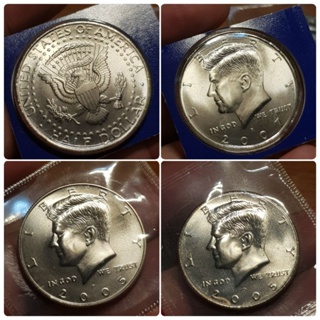 👉 เหรียญฮาล์ฟดอลล่าร์ USA - Kennedy Half Dollar