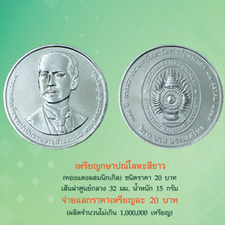 เหรียญ 20 บาท ที่ระลึก 130 ปี การสถาปนามหาวิทยาลัยราชภัฏพระนคร ( เนื้อทองแดงผสมนิกเกิล ) บรรจุตลับตลับอะคริลิค