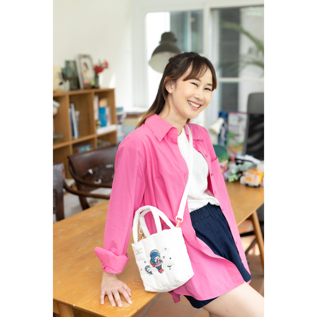 Mamuang mini crossbody bag (Universe series)-White