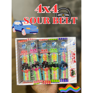 เยลลี่สายเข็มขัดรถ(Sour Belt) 1 กล่อง บรรจุ 40 ชิ้น