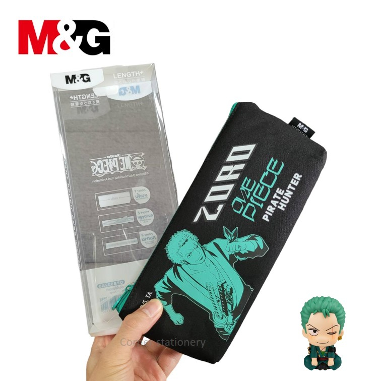 กระเป๋าดินสอ one piece ผ้าแคนวาส ตรา M&G รุ่น QPB932AD ขนาด 9×22.5 ซม.ลายวันพีช 4 แบบ (4 สี) กระเป๋าดินสอผ้าวันพีช ราคา ถูกที่สุด ดีลบีเคเค แกลเลอรีภาพที่ 4