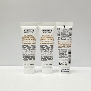 ฉลากไทย Kiehls Calendula Deep Cleansing Foaming Face Wash 30ml โฟมล้างหน้าคีลส์