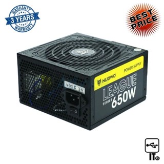 POWER SUPPLY (FULL) 650W NUBWO NPS-020 ประกัน 3Y พาวเวอร์ซัพพลาย อุปกรณ์จ่ายไฟ