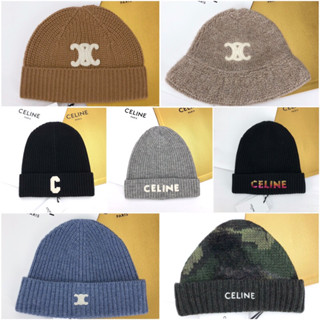 หมวกไหมพรมซีลีน Triomphe  bucket hat Beanie/Clocheพร้อมส่งค่ะ