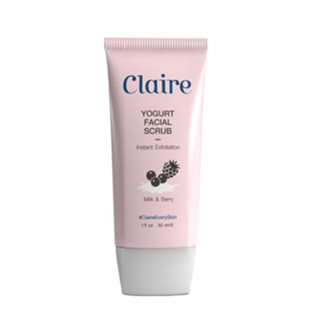 Claire Yogurt Facial Scrub แคลร์ โยเกิร์ต สครับผิวหน้า 30ml.