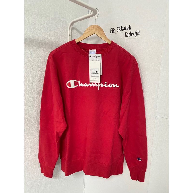 เสื้อ สเวตเตอร์ Champion Sweatshirt มือ1 ป้ายครบ ของแท้100% จากShop Korea🇰🇷