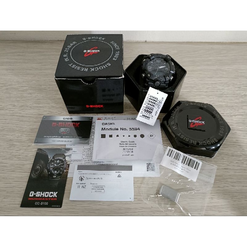 นาฬิกา Casio G-shock รุ่น GG-B100-1BDR สีดำ ของแท้ มือสอง