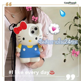 💚จัดส่งภายใน24ชม💚เคส for iPhone 11 14 Pro Max Case for iPhone 12 13 ป้องกันการตก การป้องกัน น่ารัก HelloKitty การ์ตูน