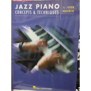 JAZZ PIANO CONCEPTS &amp; TECHNIQUES BY JOHN VALERIO /073999970180