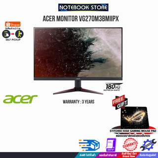 [รับเพิ่ม! แผ่นรองเม้าส์ Gaming]ACER MONITOR VG270M3bmiipx/ประกัน 3 Y