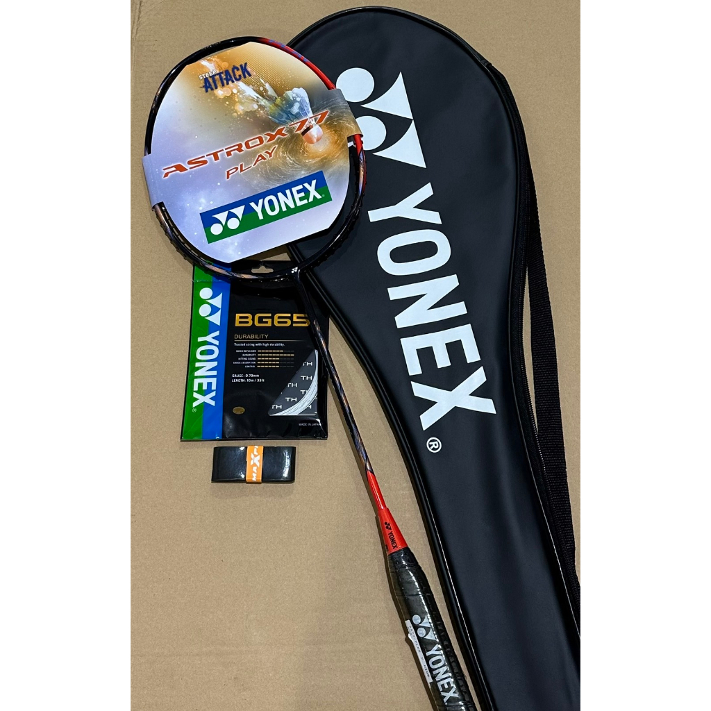 ไม้แบดมินตัน Yonex : ASTROX 77 Play (4U) แถมครบชุด  สินค้ามีพร้อมส่ง