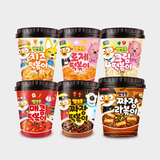 พร้อมส่ง​ 뽀로로 떡볶이​ ต๊อกโบกี​โพโรโระ Korean Pororo Tteokbokki Mixed Pack 1 ถ้วย