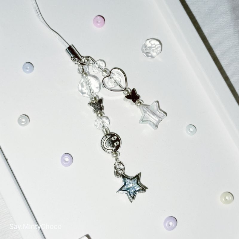 ♥♡ Phone Charm ｡.｡:∞♡*♥  star smile | keychain ที่ห้อยโทรศัพท์ พวงกุญแจ 💗