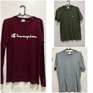 เสื้อยืด Champion แขนสั้น แขนยาว ของแท้ มือ2 (ใส่น้อยครั้ง)