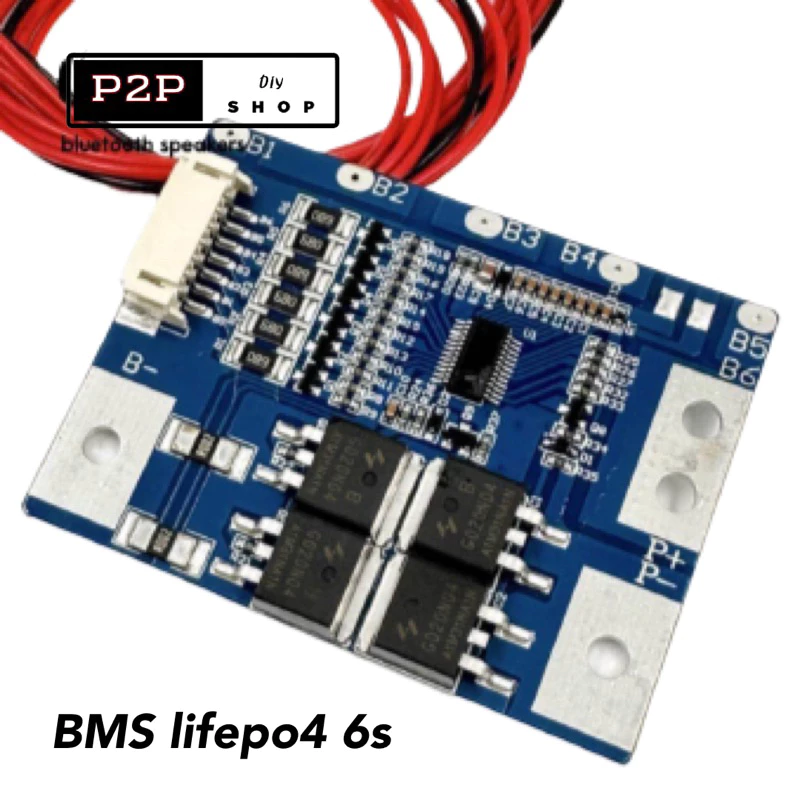 BMS 6s 20A lipo4 32650 32700 33140 32140 21.9v (จำนวน 1 ชิ้น) จัดส่งในไทย