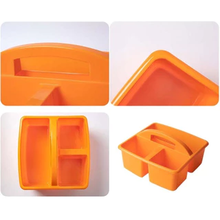 กล่องใส่พู่กัน กล่องจัดระเบียบ มีหูหิ้ว ! Storage Box Sensory Play Lookmaebaby