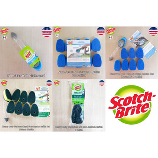 Scotch-Brite™ Dishwand and Non-Scratch Refills สก๊อตช์-ไบรท์ แปรงล้างจาน ด้ามล้างจาน ฟองน้ำสำหรับล้างจาน ด้ามจ่ายสบู่