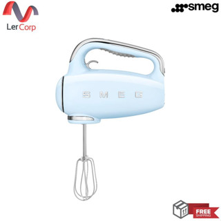 (Smeg) เครื่องผสมอาหารมือถือ สีฟ้าพาสเทล รุ่น HMF01PBEU