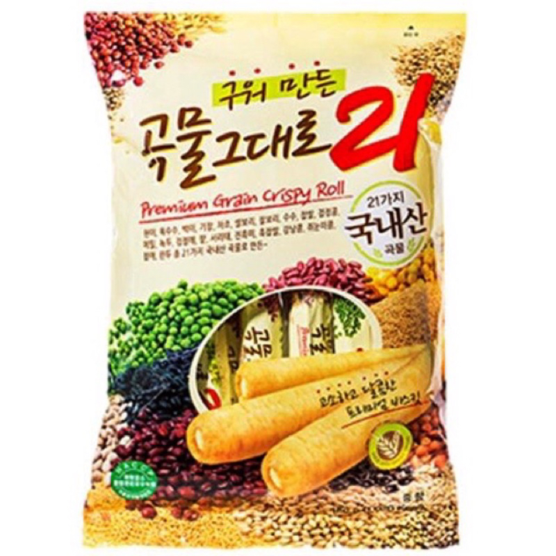 Premium Crispy Grain Roll :: ธัญพืชแท่งอบกรอบสอดไส้ชีสจากเกาหลี