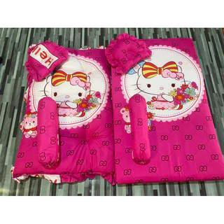 ที่นอนเด็กแรกเกิด แบบเรียบ แบบบุ๋ม 1 set ได้ 3 ชิ้น หมอนหลุม หมอนข้าง ที่นอน พร้อมส่ง