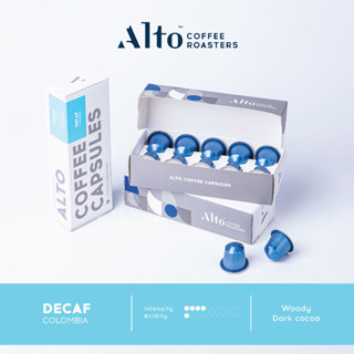 Alto Coffee กาแฟแคปซูล Decaf ดีแคฟ สำหรับเครื่อง Nespresso (10 แคปซูล)