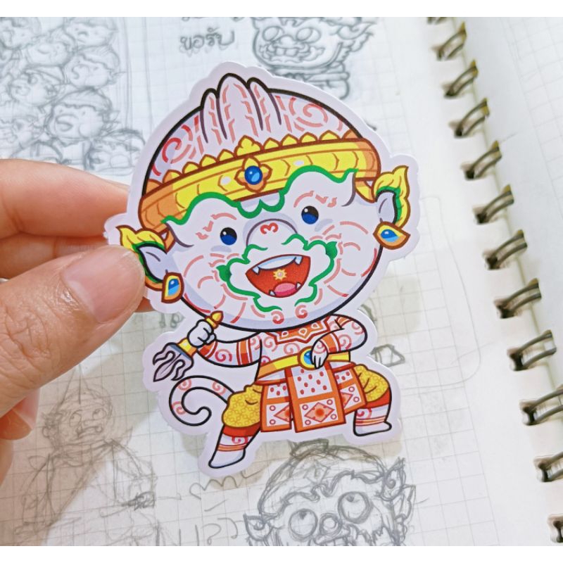 sticker Hanuman หนุมาน