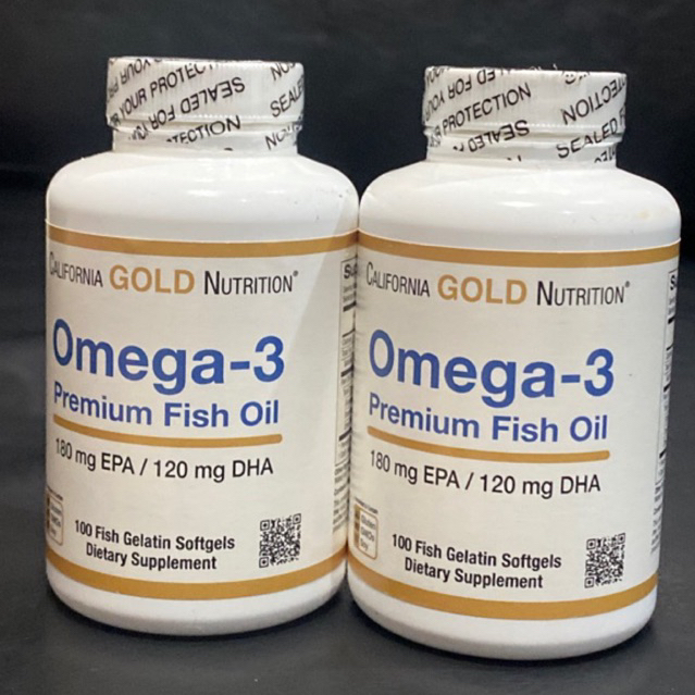 California gold -Omega3 Premium Fish oil 100 softgel