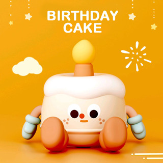 𝐁𝐢𝐫𝐭𝐡𝐝𝐚𝐲 𝐂𝐚𝐤𝐞 𝐍𝐢𝐠𝐡𝐭 𝐋𝐢𝐠𝐡𝐭 🎂 โคมไฟเค้กวันเกิด ตกแต่งห้อง ปรับระดับแสงได้ น่ารักมาก