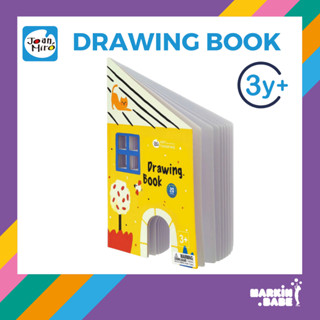 JOAN MIRO I DRAWING BOOK 20 CHEETS สมุดระบายสีรูปทรงบ้าน I MARKIN.Babe