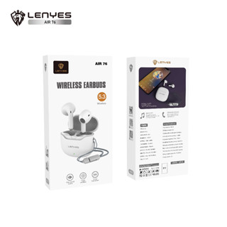 Lenyes  หูฟังบลูทูธ รุ่น AIR 76 TWS Wireless Earbuds Bluetooth 5.3