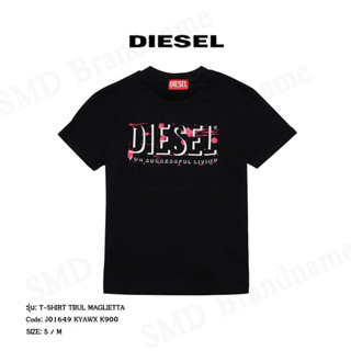 Diesel เสื้อยืดคอกลม รุ่น T-shirt TBUL Maglietta Code: J01649 KYAWX K900