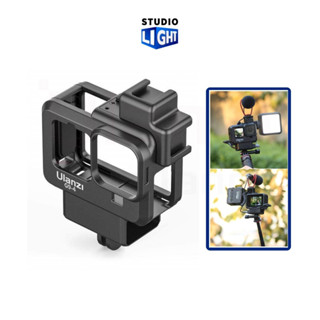 เคสกล้องโกโปร Ulanzi G9-4 Plastic Camera Cage for GoPro HERO 12/ 11/ 10/ 9 with Coldshoe เคสกล้องโกโปร เคสโกโปร พลาสติก