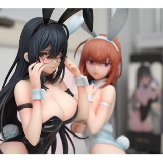 [แพ๊คคู่ โคตรสวย พร้อมส่งจ้า] Icomochi Original Character Monochrome Bunny Aoi &amp; Natsume 2Figure Limited Version 1/6