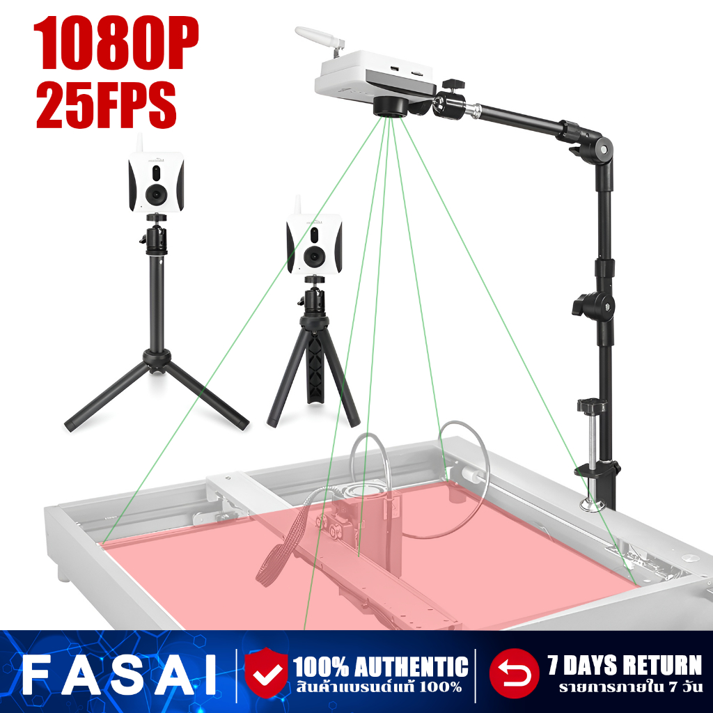 Laser Engraving Machine Camera 1080P 2.4GHz/5GHz Suitable for laser engraving machine remote monitor