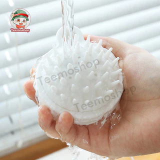 หวีซิลิโคน นวดหนังศรีษะ แปรงสระผม ลดอาการคัน มีให้เลือก มี 3 สี shampoo Silicon brush