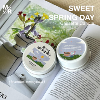 Melty.diary - Sweet Spring Day Soy Wax Candle เทียนหอมไขถั่วเหลืองแบบตลับ 80g