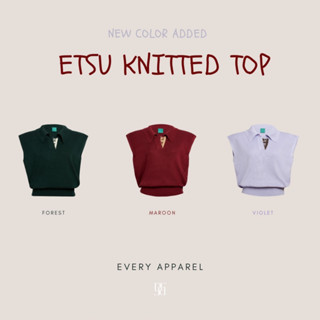 PUFFCOWEAR : ETSU BASIC KNITTED WEAR ( New Colors )