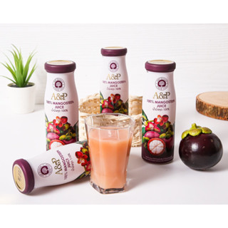 น้ำมังคุดออร์แกนิค ขนาด 180 ml. ( 1 กล่อง 6 ขวด ) (Organic Mangosteen Juice) น้ำมังคุดเข้มข้น100% ต้านอนุมูลอิสระสูง