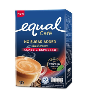 Equal อิควล กาแฟปรุงสำเร็จชนิดผง-คลาสสิค เอสเปรซโซ แพ็ค 15gx10 ซอง (exp.29/11/2023)