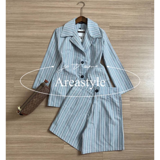 ชุดเซ็ท Zara เนื้อผ้าลินิน เสื้อสูท กางเกงขาสั้น  รุ่นนี้ไม่สั้นมาก