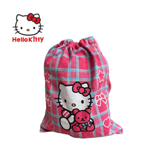 Hello kitty กระเป๋าผ้าหูรูด คิตตี้ ญี่ปุ่น