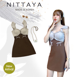 NITTAYA:เดรสทรูโทนอกระบาย(*รบกวนเช็คสต๊อกก่อนกดสั่งซื้อ)