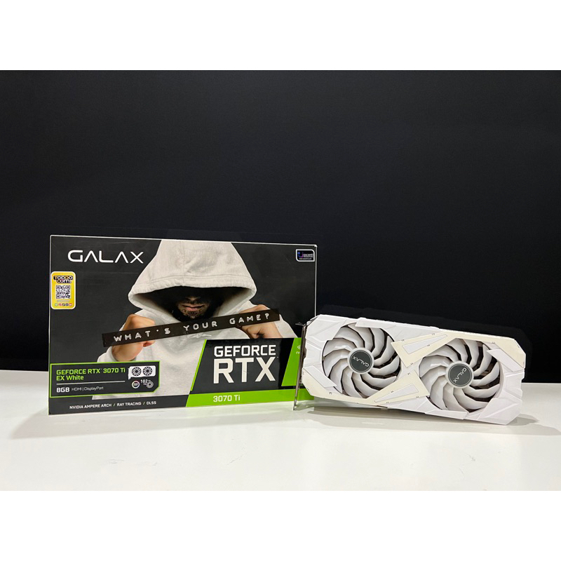 GALAX GeForce RTX3070Ti EX White (1-Click OC Feature) (สินค้ามือสอง/ผ่อนชำระได้)